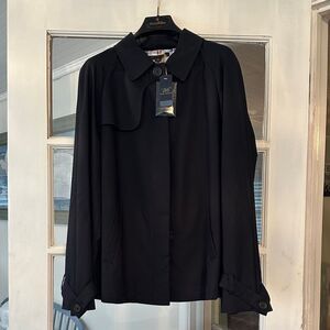 NWT Brooks Brothers Navy Car or Short Trench Coat